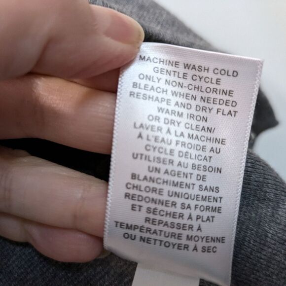 Banana Republic Gray Cardigan Sweater with Zip Pockets, Women's Petite XS / TP - Picture 10 of 13